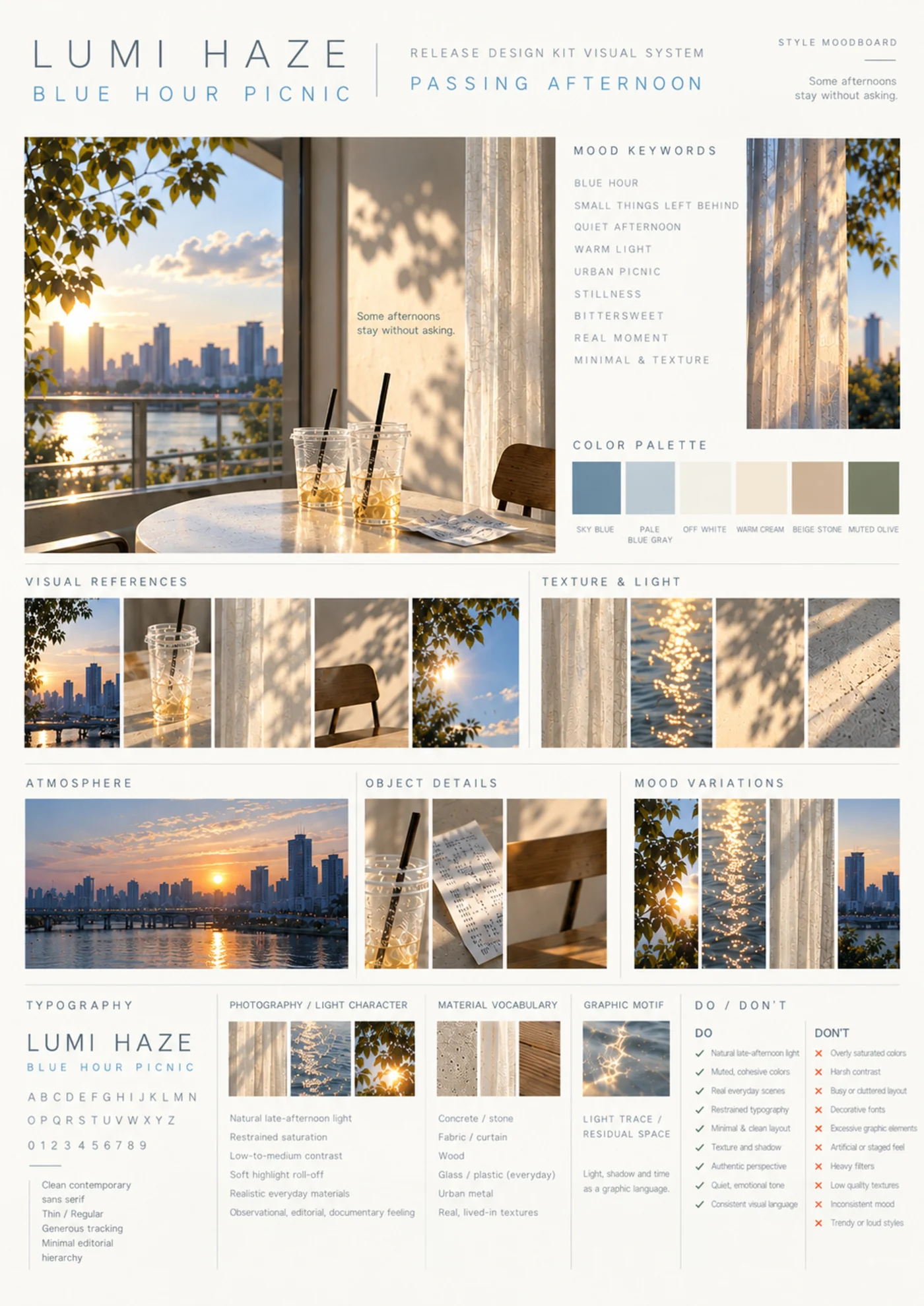 LUMI HAZE Style Moodboard